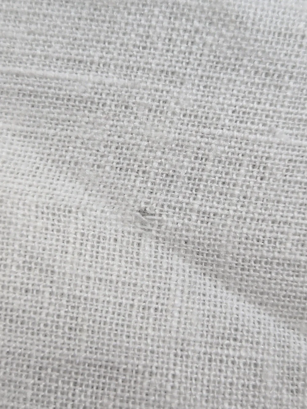 QUINCE Set Of 2 48x96 European Linen True Blackout Curtains White 9630